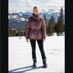 Skea multi color ski jacket